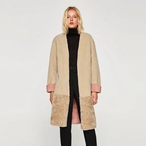 🆕Zara Faux Shearling Coat